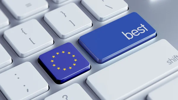 Melhor Conceito da União Europeia — Fotografia de Stock