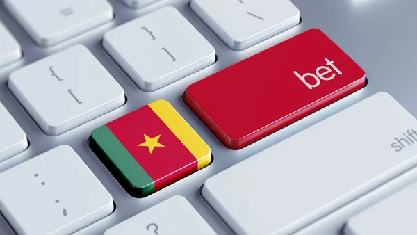 Concepto de teclado de Camerún —  Fotos de Stock