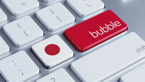 Conceito de bolha do Japão — Fotografia de Stock