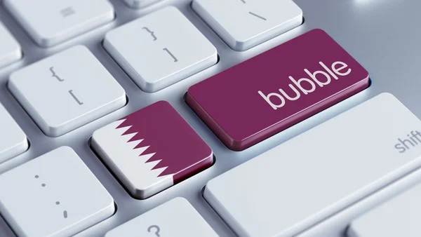 Qatar Bubble Concept — Stockfoto