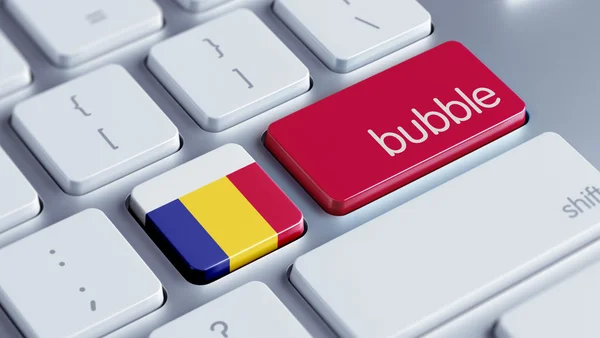 Koncepcja "Bubble" Rumunia — Zdjęcie stockowe