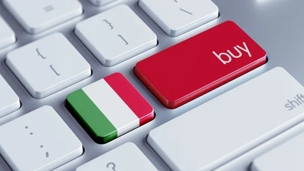 Italien köpa konceptet — Stockfoto
