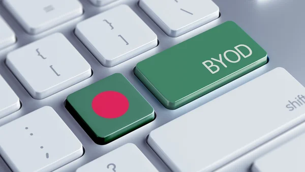 Bangladesh byod Konzept — Stockfoto