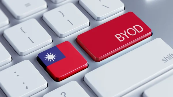 Taiwan Byod Concept — Stockfoto