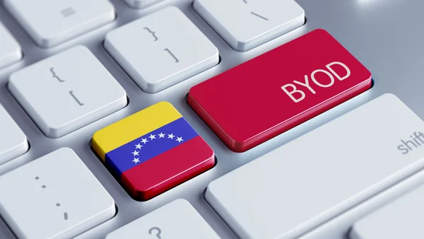 Concepto de Byod de Venezuela —  Fotos de Stock