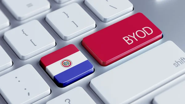 Paraguay Byod koncept — Stockfoto