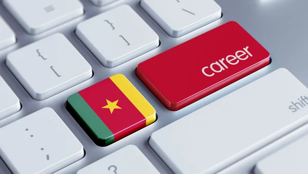 Kamerun Tastaturkonsept – stockfoto