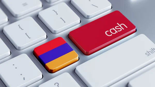 Concepto de efectivo de Armenia — Foto de Stock
