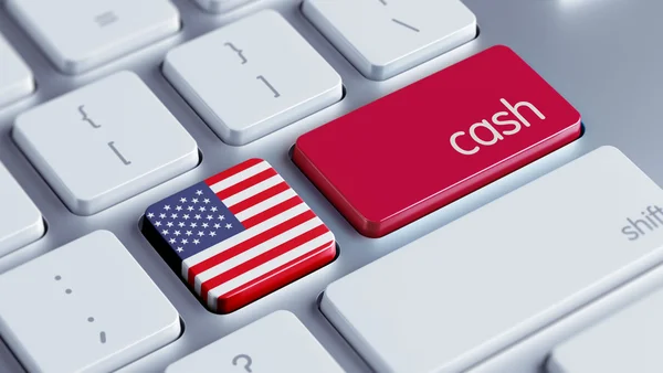 Verenigde Staten cash concept — Stockfoto