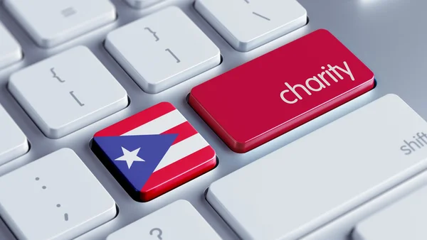 Puerto Rico liefdadigheid Concept — Stockfoto