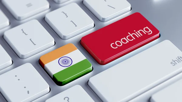 Concetto di Coaching di India — Foto Stock