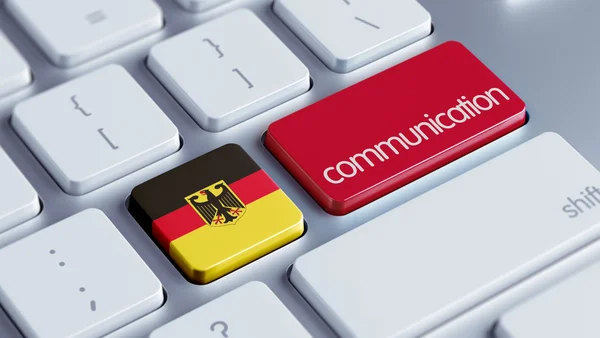 Duitsland mededeling Concep — Stockfoto
