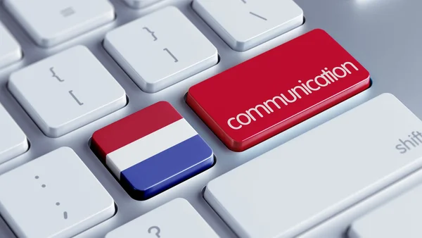 Países Bajos Comunicación Concep —  Fotos de Stock