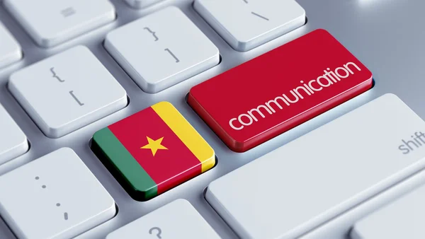 Concepto de teclado de Camerún — Foto de Stock