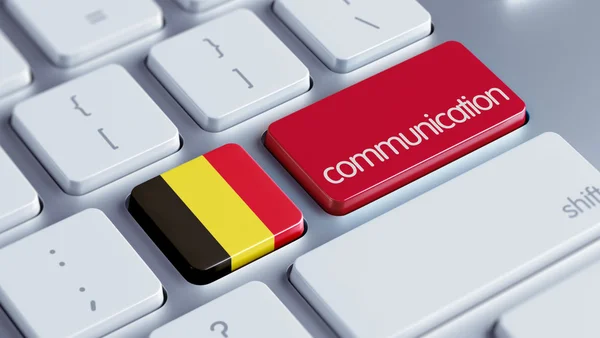 Belgium  Communication Concep — Stock Photo, Image