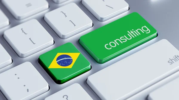 Концепция Brazil Consulting — стоковое фото