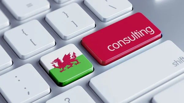 Wales Consulting käsite — kuvapankkivalokuva