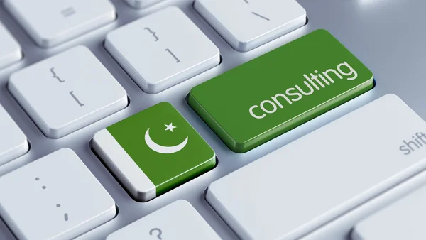 Conceito de Consultoria no Paquistão — Fotografia de Stock
