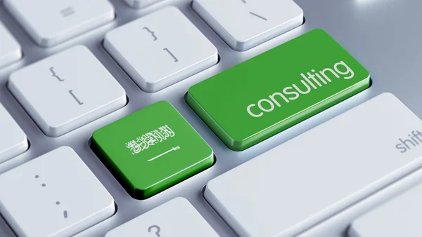 Arabia Saudita Consulting Concept — Foto de Stock