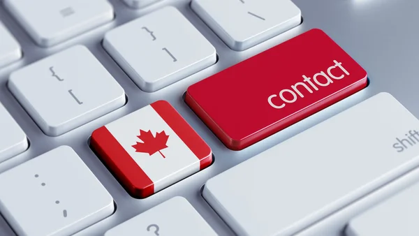 Canada Concetto di contatto — Foto Stock