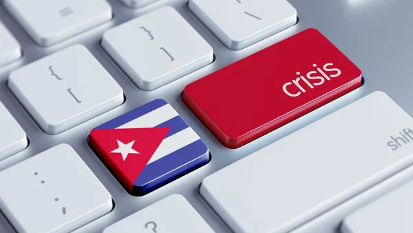 Куба критикует концепцию — стоковое фото