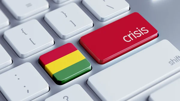Bolivia Crisis Concep — Stockfoto