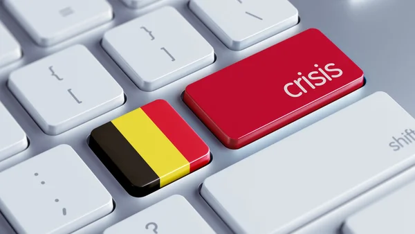 Belgium Crisis Concep — Stock Photo, Image