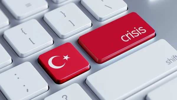 Turquía crisis Concep — Foto de Stock