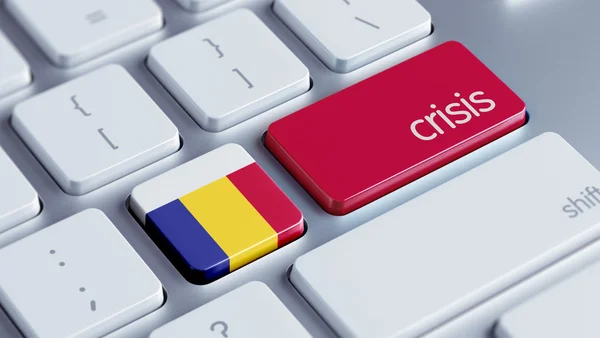 罗马尼亚危机概念 — 图库照片