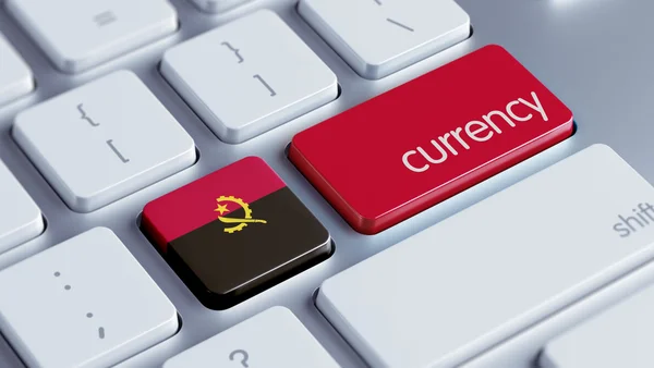 Angola valuta begreppsmässigt — Stockfoto