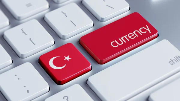 Turkiet valuta begreppsmässigt — Stockfoto