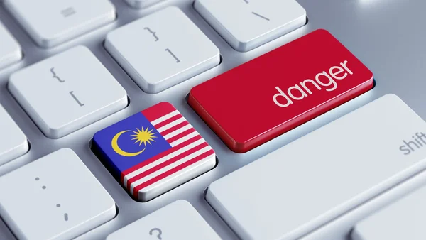 Malásia conceito de perigo — Fotografia de Stock