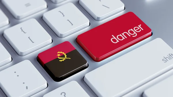 Angola fara koncept — Stockfoto