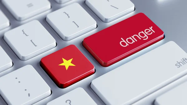 Vietnam gevaar Concept — Stockfoto