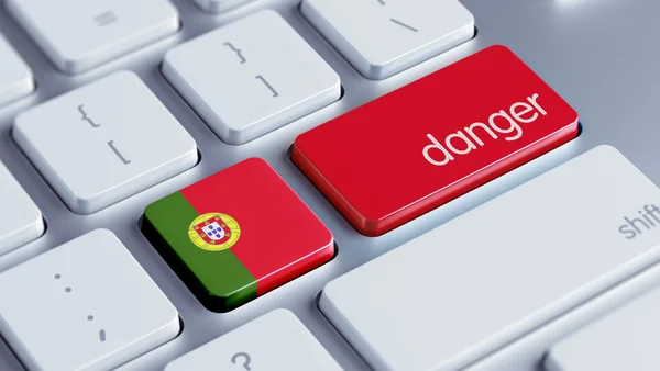 Portugal - Conceito de perigo — Fotografia de Stock