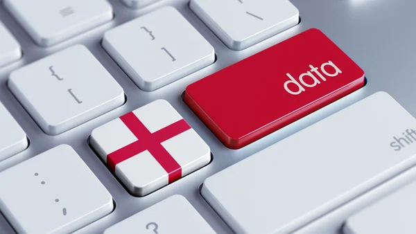 England-Datenkonzept — Stockfoto