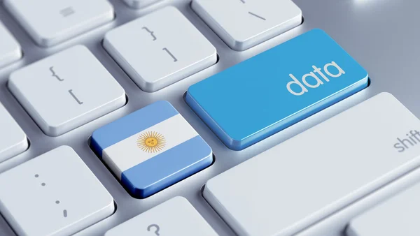 Argentina Data koncept — Stockfoto