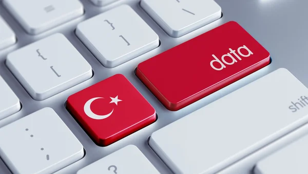 Turquía Concepto de datos — Foto de Stock