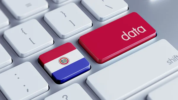 Paraguay Data koncept — Stockfoto