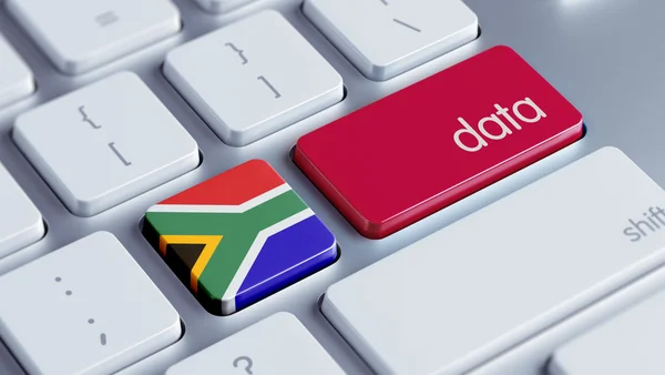 South Africa Data Concept — Stock Photo, Image