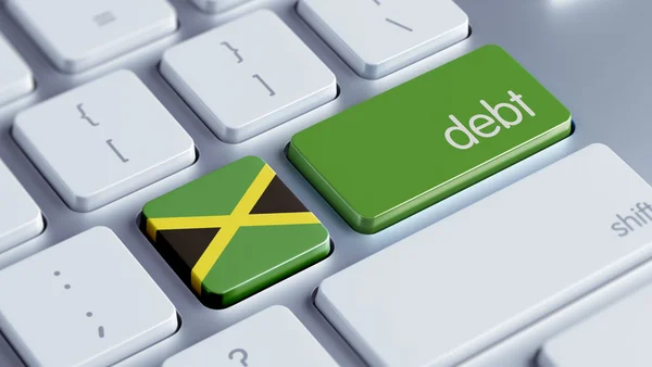 Jamaica-Schuldenkonzept — Stockfoto