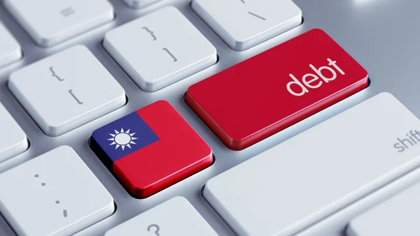 台湾負債概念 — ストック写真