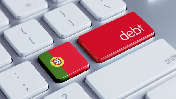 Portugalsko dluh koncept — Stock fotografie