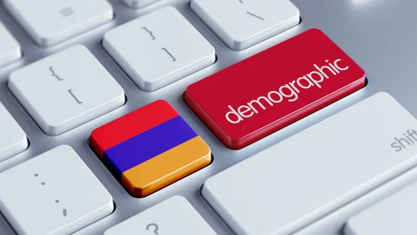 Ermenistan demografik Concep — Stok fotoğraf