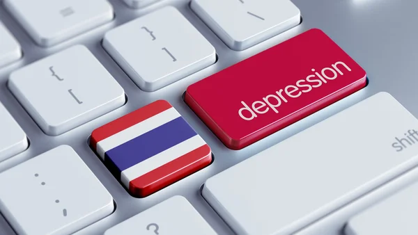 Thailand depression begreppsmässigt — Stockfoto