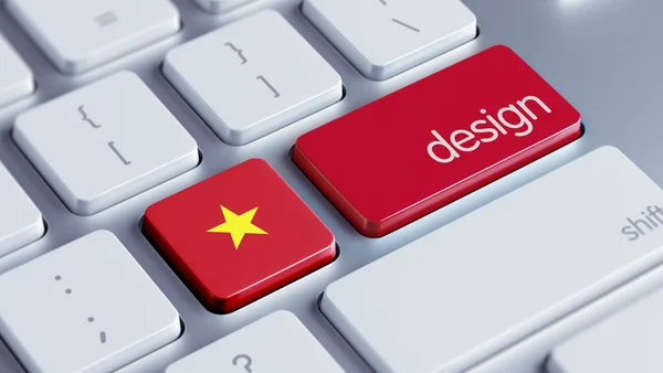 Concepto de diseño de Vietnam — Foto de Stock