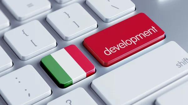 Italie Concept de développement — Photo