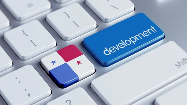 Conceito de Desenvolvimento do Panamá — Fotografia de Stock