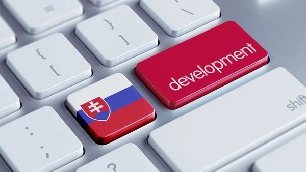 Slovaquie Concept de développement — Photo