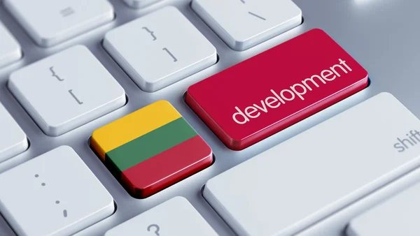 リトアニア開発コンセプト — ストック写真